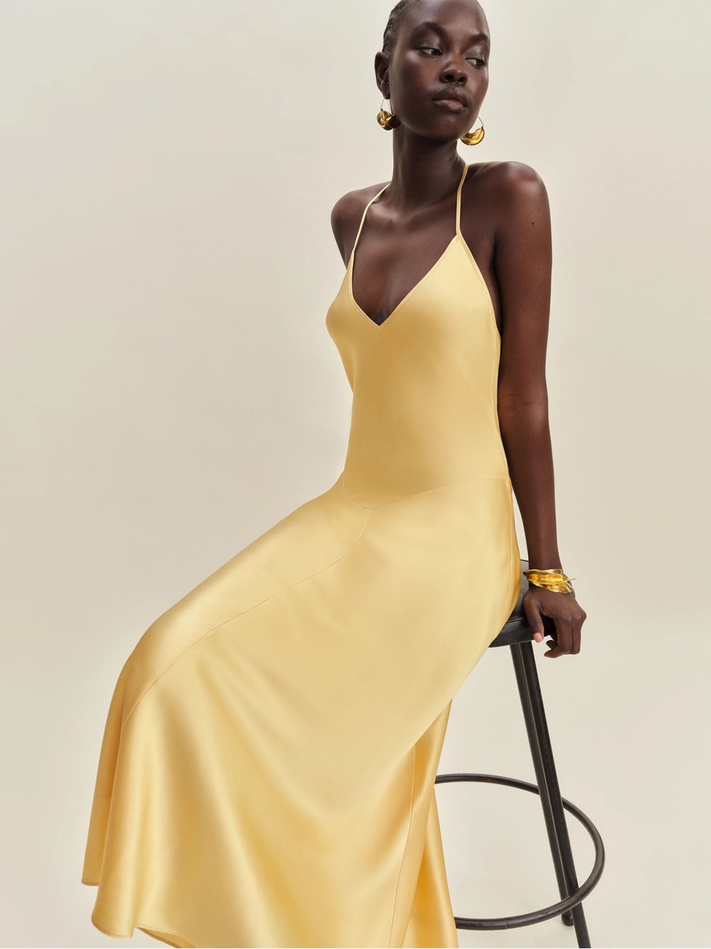 Reformation Nari Silk Dress